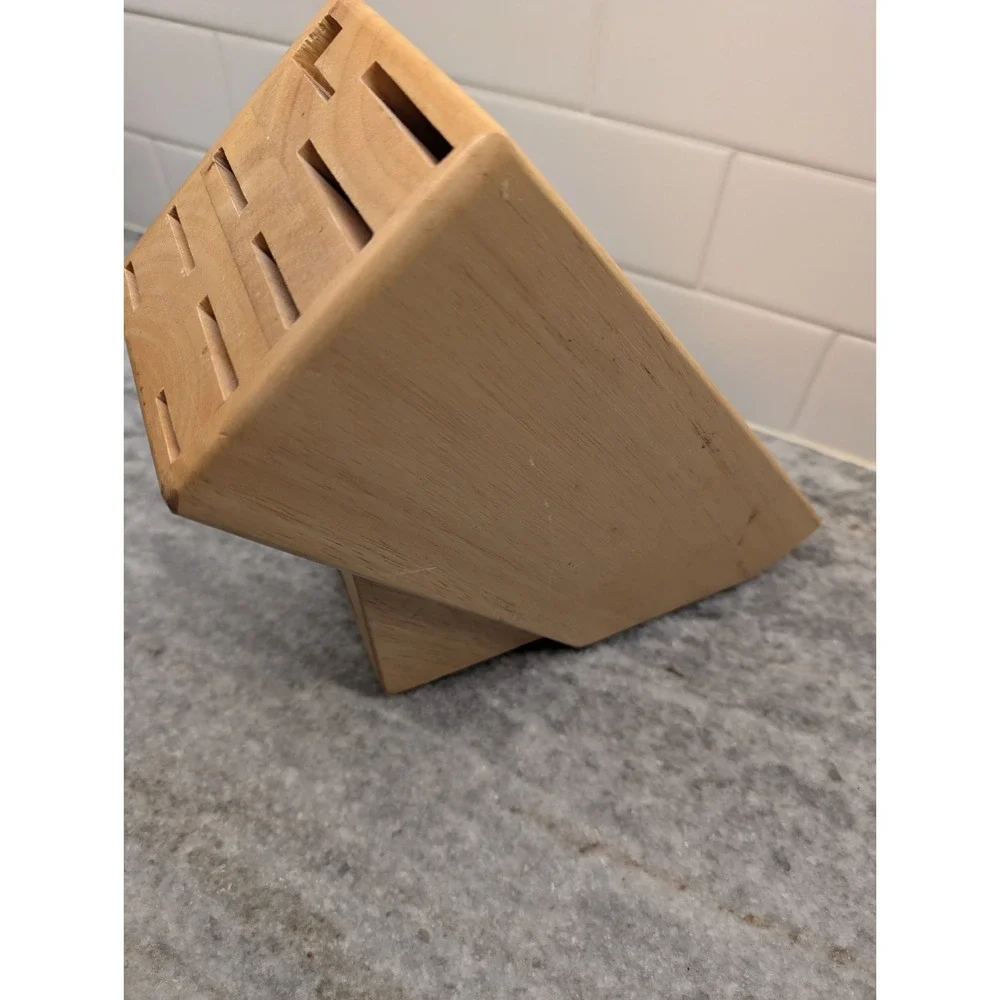 J.A.‎ Henckels Natural Wood Knife Block
